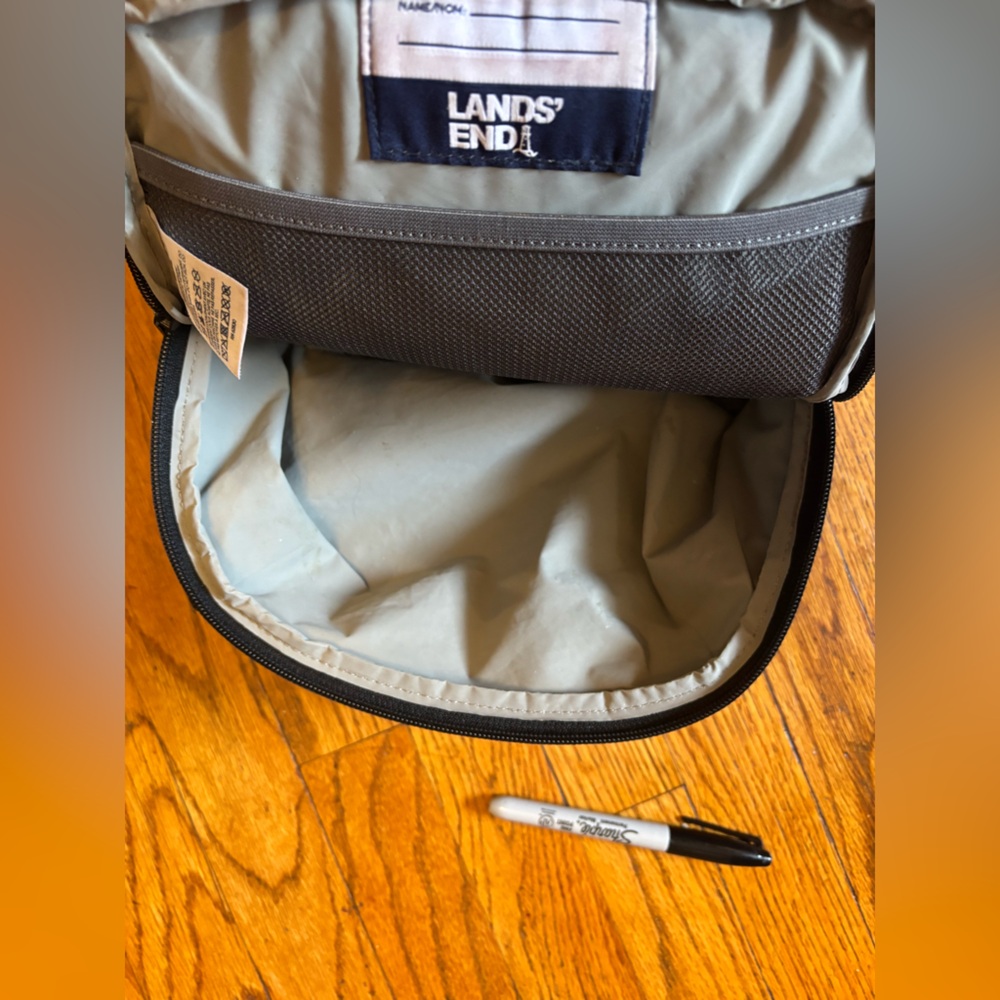 Lands' End Black Starry Men's Bag - Picture 5 of 7